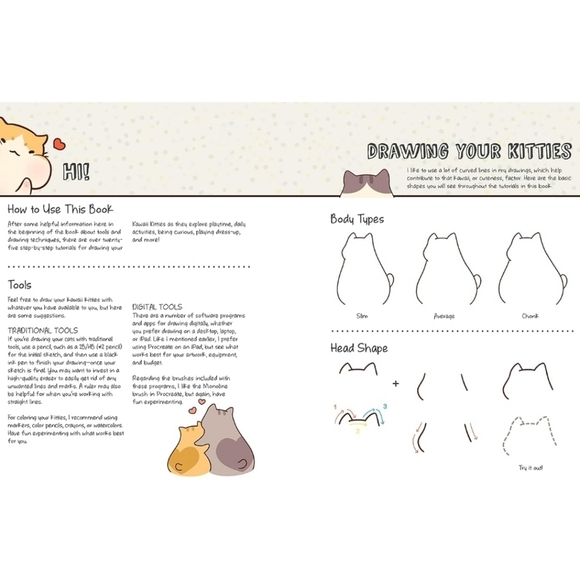 Draw & Color Kawaii Kitties Kit - Picture 2 of 8